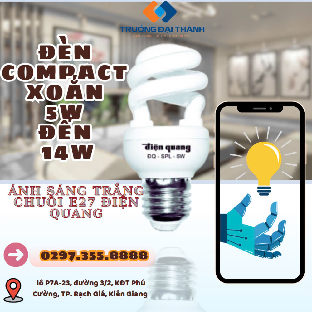 Có Nên Sử Dụng Đèn Compact Xoắn 26W đuôi E27 Cho Chiếu Sáng Gia Đình?