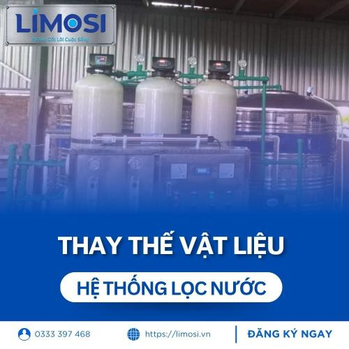 Thay Thế Vật Liệu Hệ Thống Lọc Nước