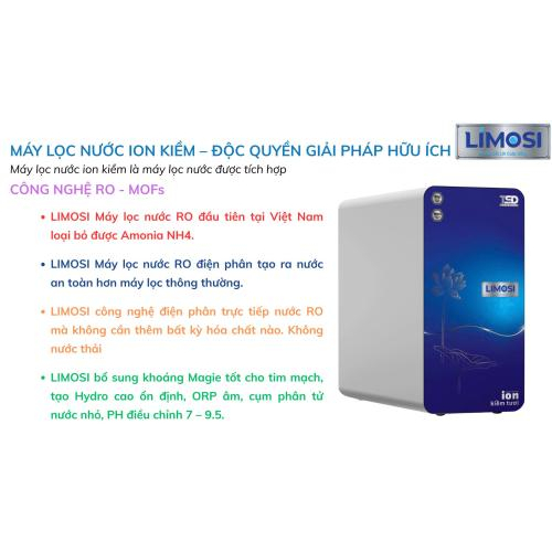 1. Giới thiệu công nghệ máy lọc nước ion kiềm LIMOSI