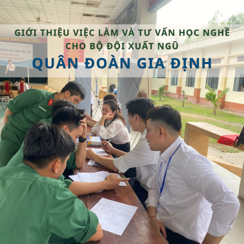 Giới Thiệu Việc Làm Và Tư Vấn Học Nghề Cho Bộ Đội Xuất Ngũ