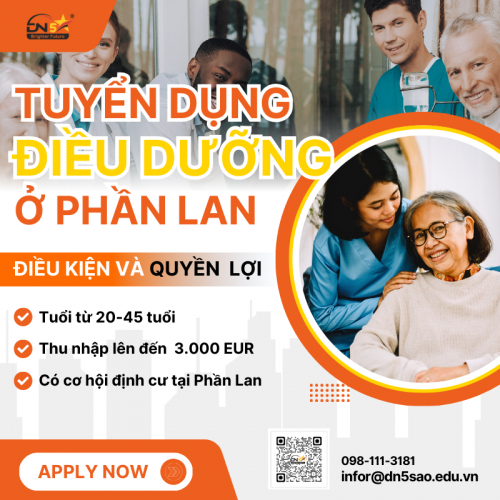 Tuyển Dụng Thực Tập Sinh Ngành Điều Dưỡng Tại Phần Lan