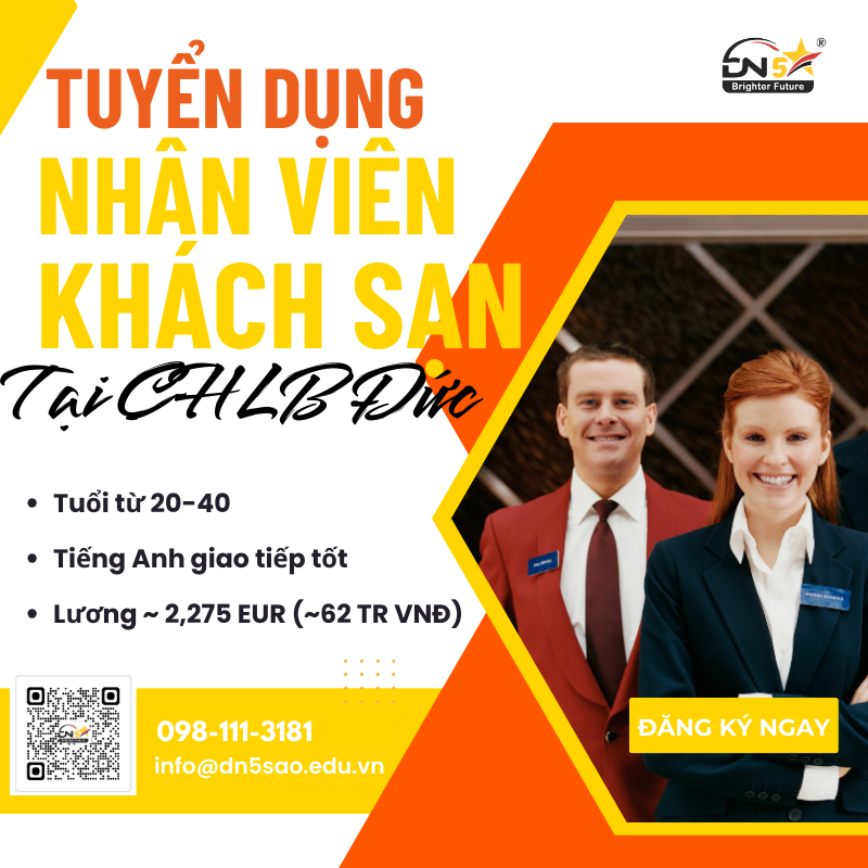 Tuyển Dụng Nhân Viên Khách Sạn Tại CHLB Đức