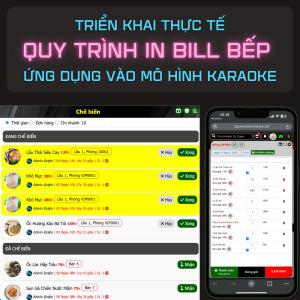 Triển Khai Thực Tế Quy Trình In Bill Bếp Ứng Dụng Vào Mô Hình Karaoke