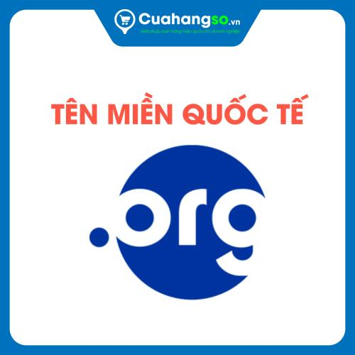 Tên miền Quốc tế - .org