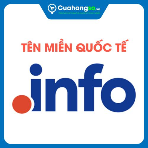 Tên miền Quốc tế - .info
