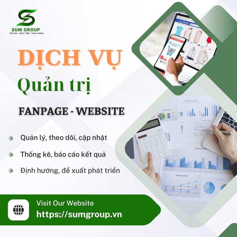 Dịch Vụ Quản Trị Nội Dung Fanpage Và Website