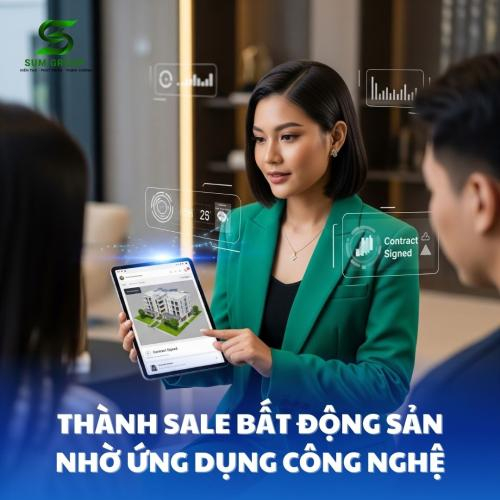 Trở Thành Sale Bất Động Sản “Vạn Người Mua" Nhờ Ứng Dụng Công Nghệ, Tại Sao Không?