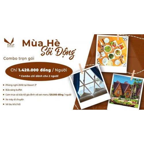 Combo nghỉ duỡng trọn gói ưu đãi