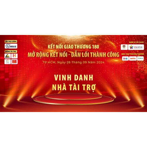 10. Vinh danh nhà tài trợ