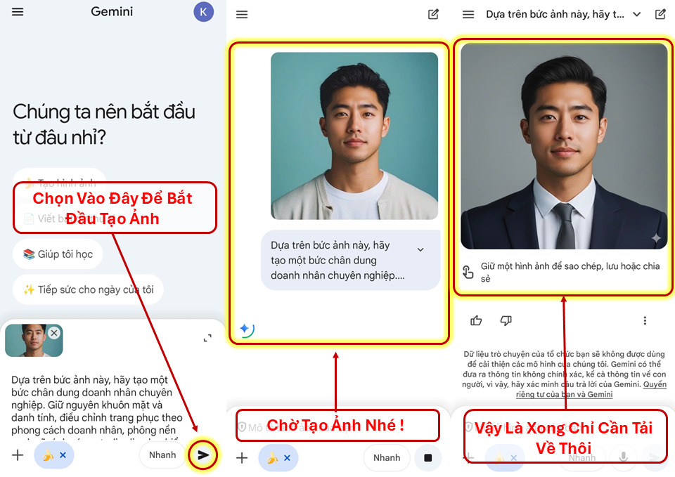 Bước 5: Sau đó nhấn “Thêm” để tạo ảnh