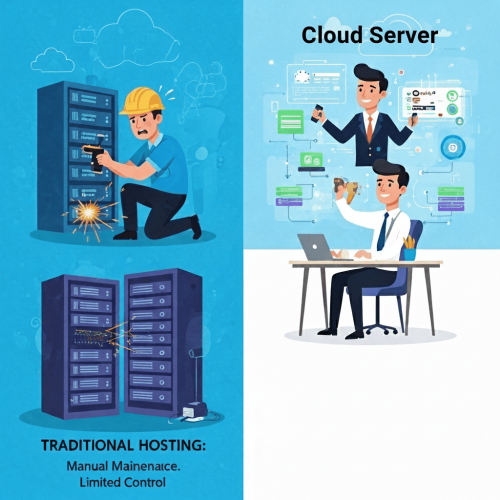 So Sánh Hosting Và Cloud Server: Website Doanh Nghiệp Nên Chọn Giải Pháp Nào?