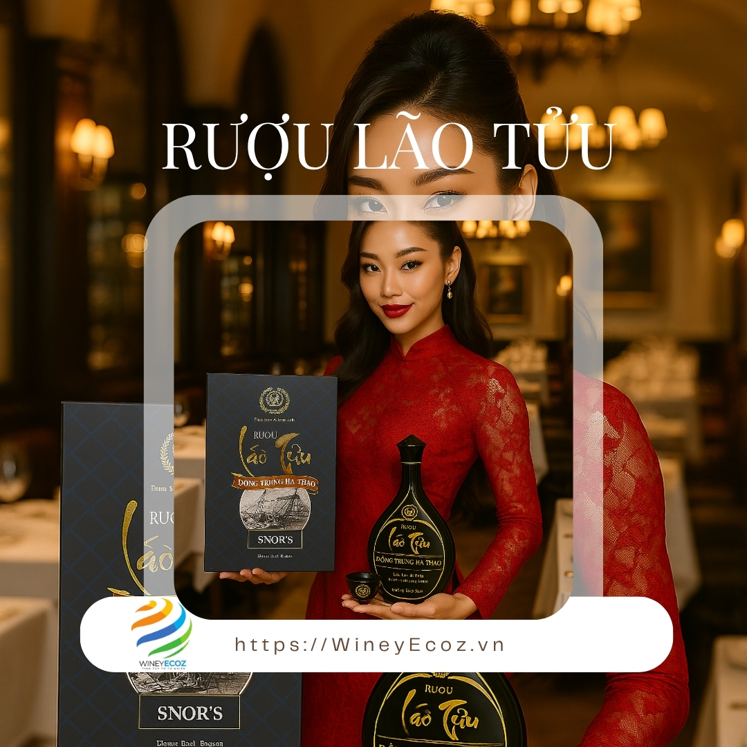 Rượu Lão Tửu - Men Lão, Gạo Việt, Dược Thiên Nhiên