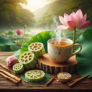 Lưu ý khi uống trà củ sen