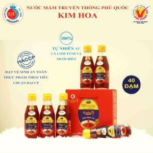 Nước Mắm Kim Hoa 40 Độ - Hộp 6 chai 180ml