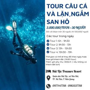 Tour Câu Cá Và Lặn Ngắm San Hô, Treasure Resort