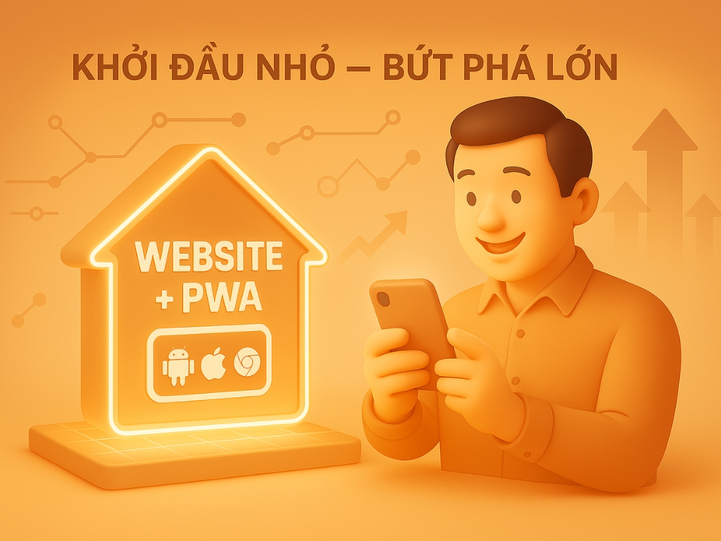 b. Doanh nghiệp của Bạn chưa có Website - GBi lo trọn gói cho Bạn: