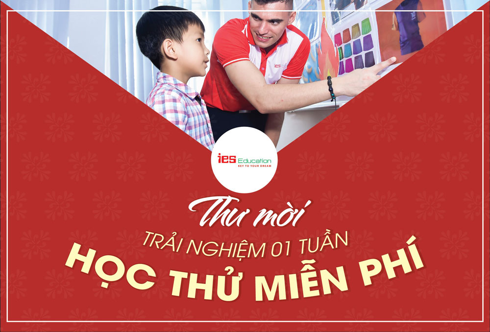 thiết kế thư mời trải nghiệm khóa học 1 tháng