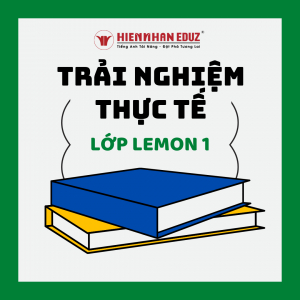 Buổi học trải nghiệm thực tế lớp Lemon 1 tại Fahasa