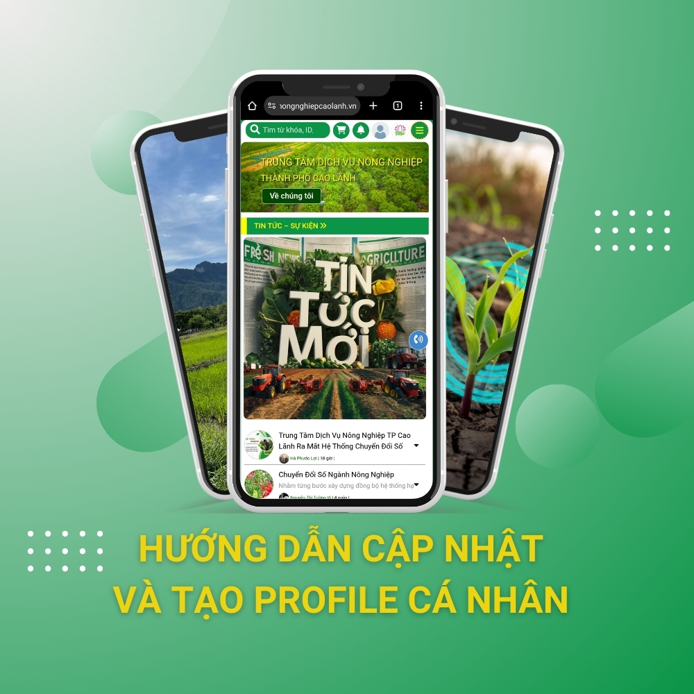 Thiết kế banner cho bài Hướng Dẫn Cập Nhật Và Tạo Profile Cá Nhân Trên Hệ Thống