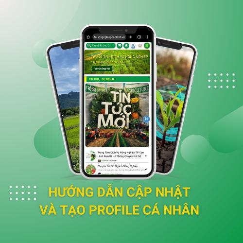 Thiết kế banner cho bài Hướng Dẫn Cập Nhật Và Tạo Profile Cá Nhân Trên Hệ Thống