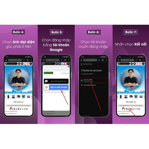 Cách kết nối với người dùng trên Netid