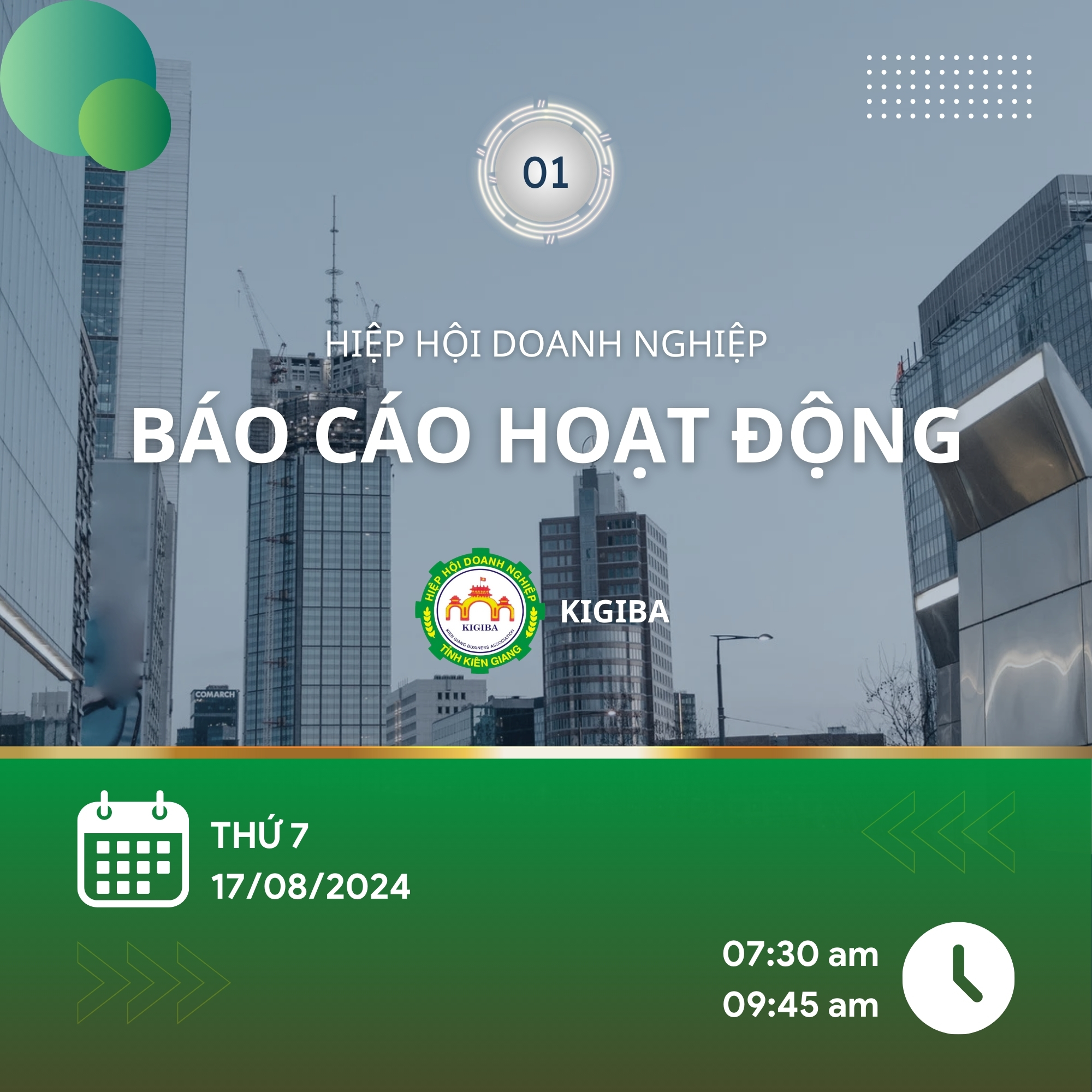 Báo Cáo Hoạt Động: Cà Phê Doanh Nhân Lần Thứ 1