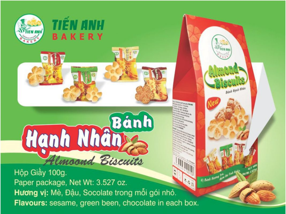 1. Bánh hạnh nhân