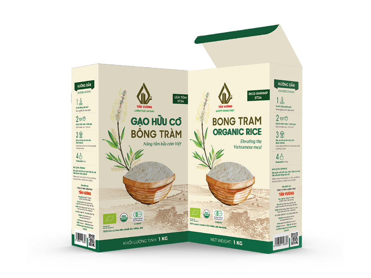 Gạo hữu cơ bông