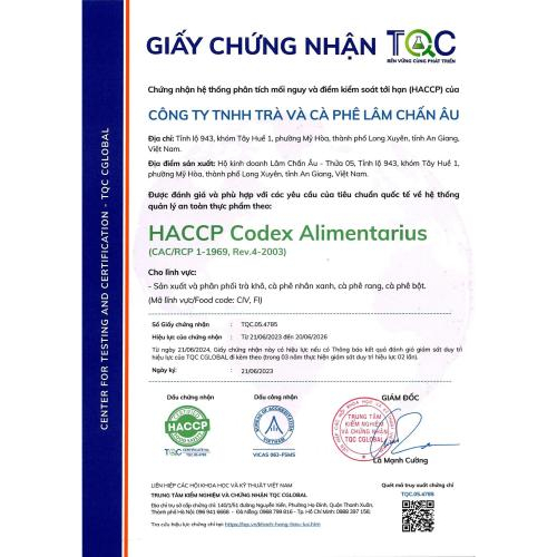 Chứng nhận chất lượng