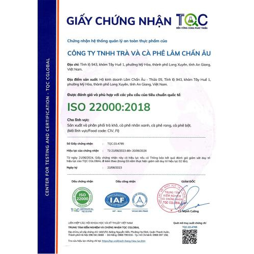 Chứng nhận chất lượng