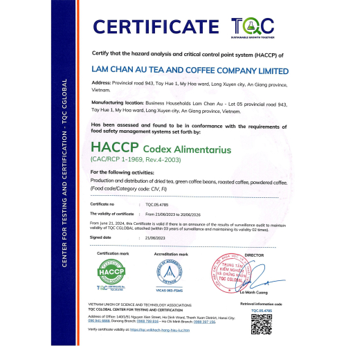 Chứng nhận chất lượng