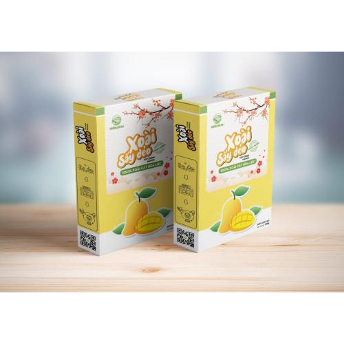Xoài cát hoà lộc sấy dẻo 100gr phiên bản tết