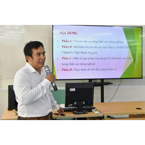 Tập huấn mô hình chuyển đổi số và ứng dụng trí tuệ nhân tạo (AI) trong nông nghiệp