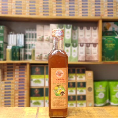 Hỗn hợp mật ong, chanh và lá tía tô