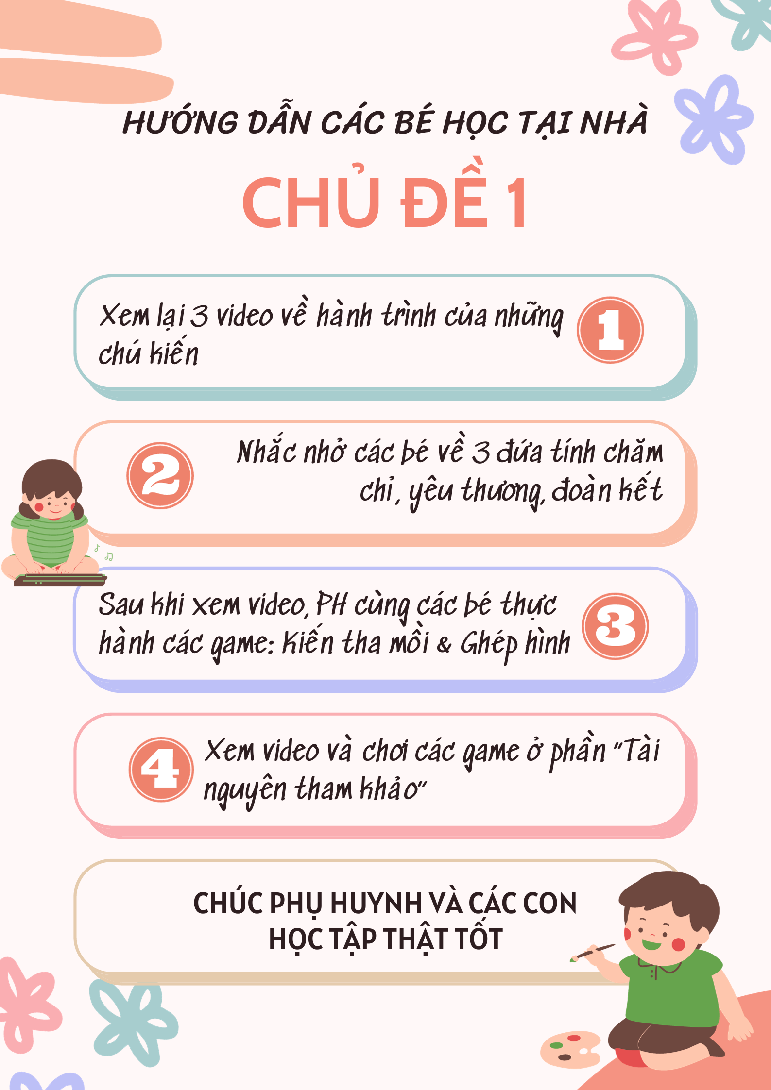 3. Hướng dẫn Phụ huynh