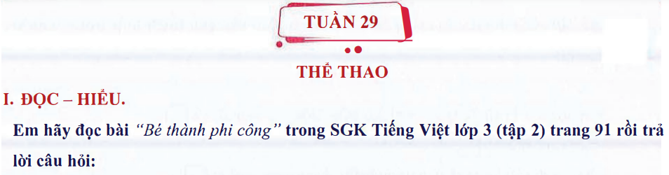 Ôn tập Tuần 29