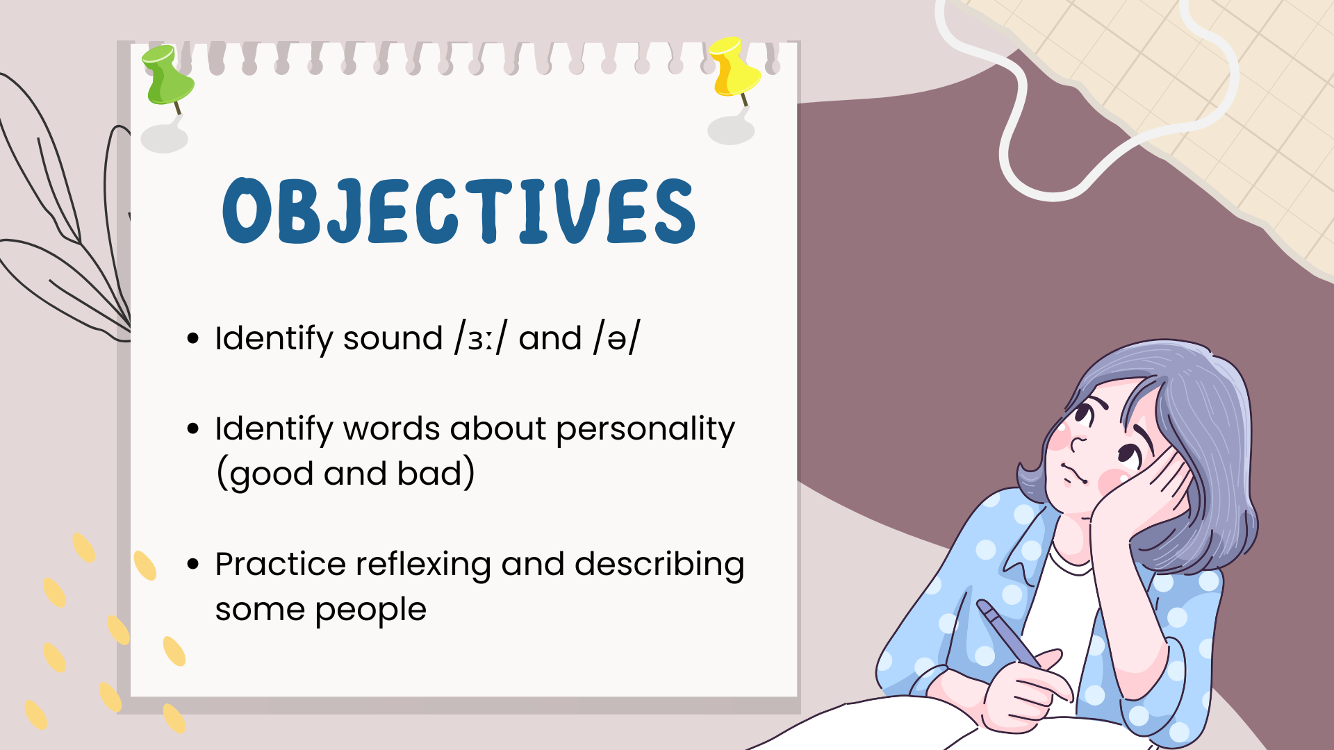 1. Objectives