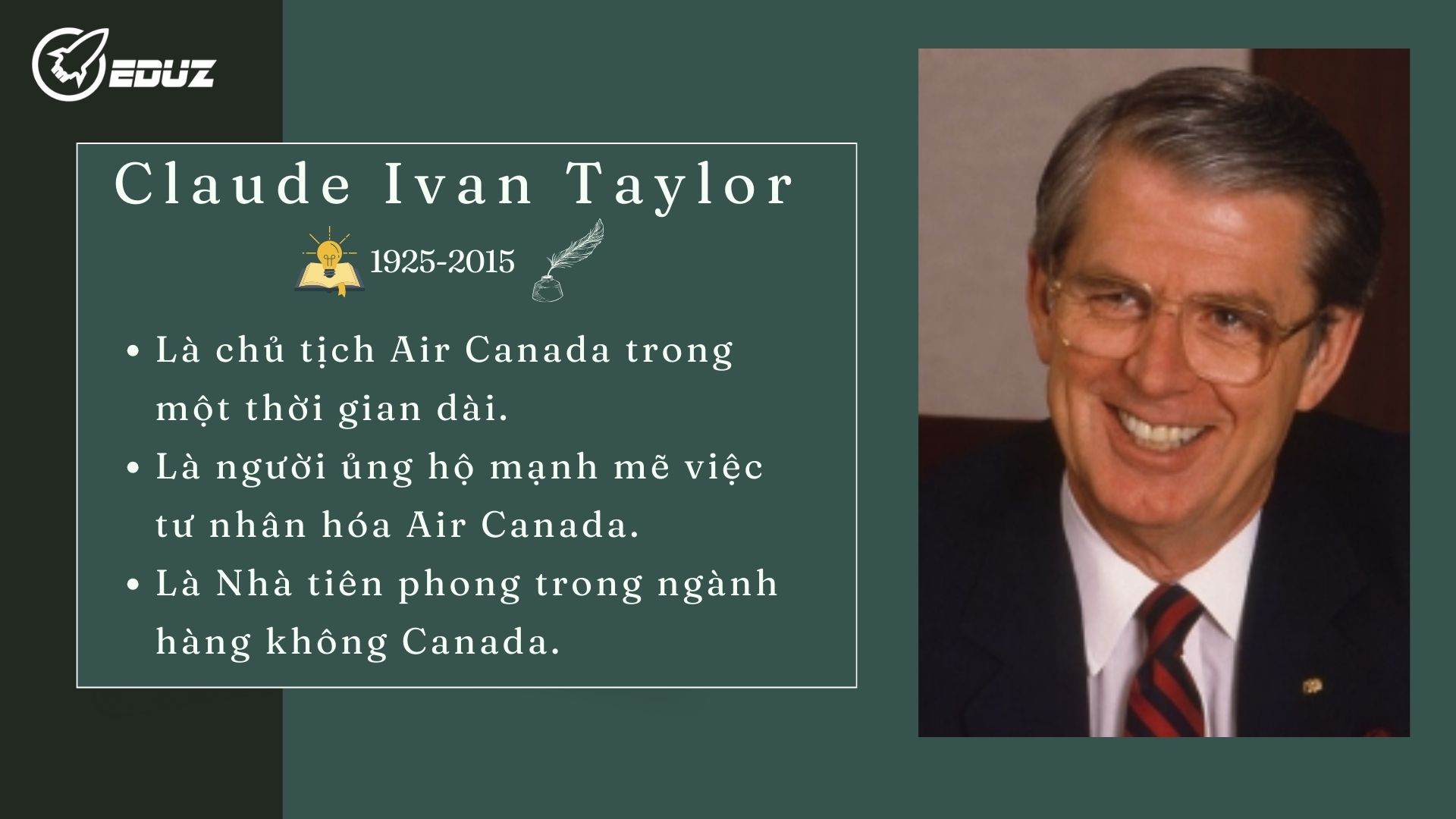 1. Đôi nét về Claude I. Taylor: