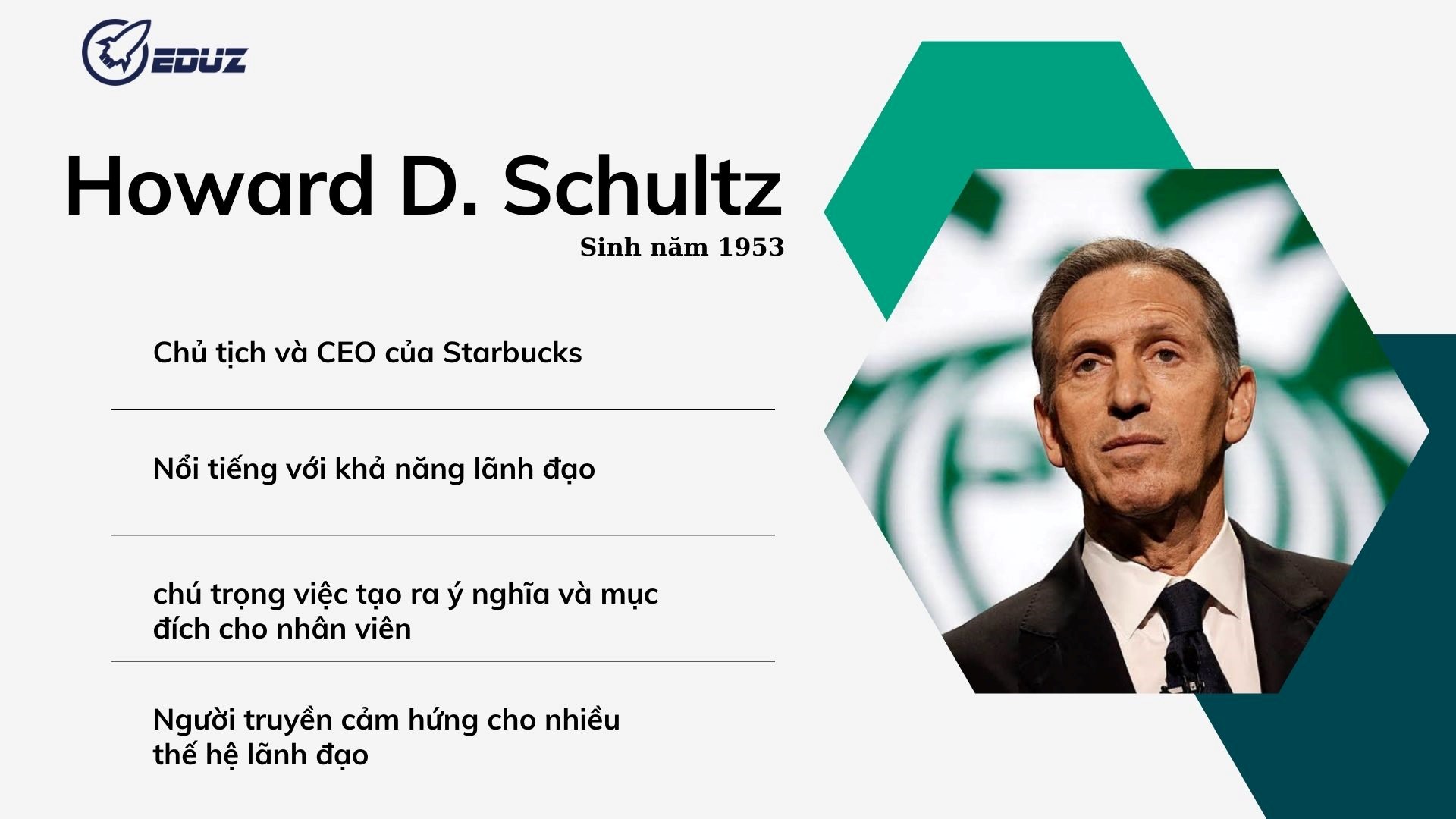 1. Sơ lược về Howard D.Schultz