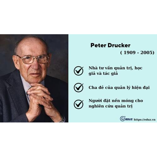 1. Sơ lược về Peter Drucker