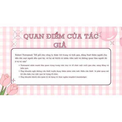 2. Quan điểm của tác giả