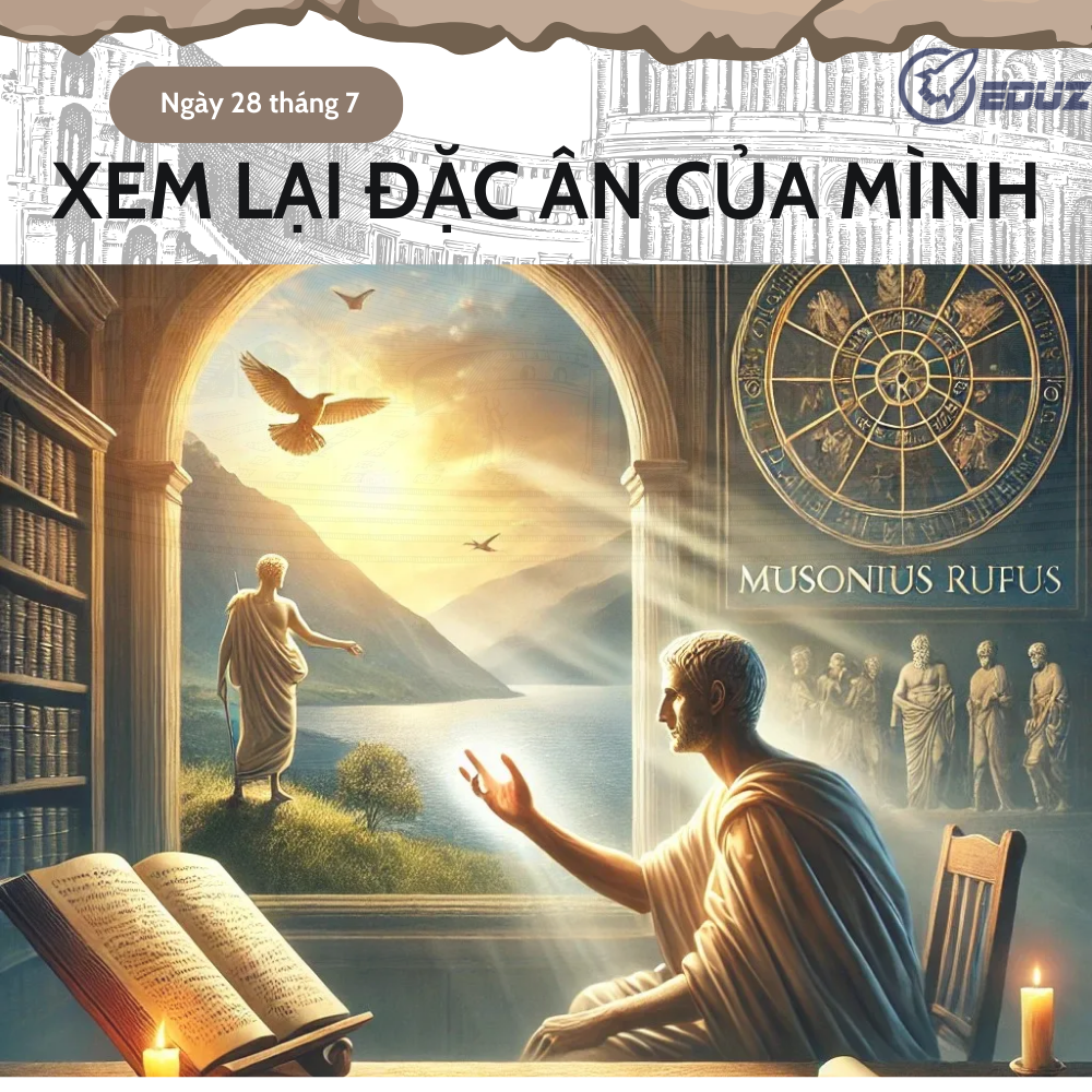 Musonius Rufus -  Ngày 28/7: Xem Lại Đặc Ân Của Mình