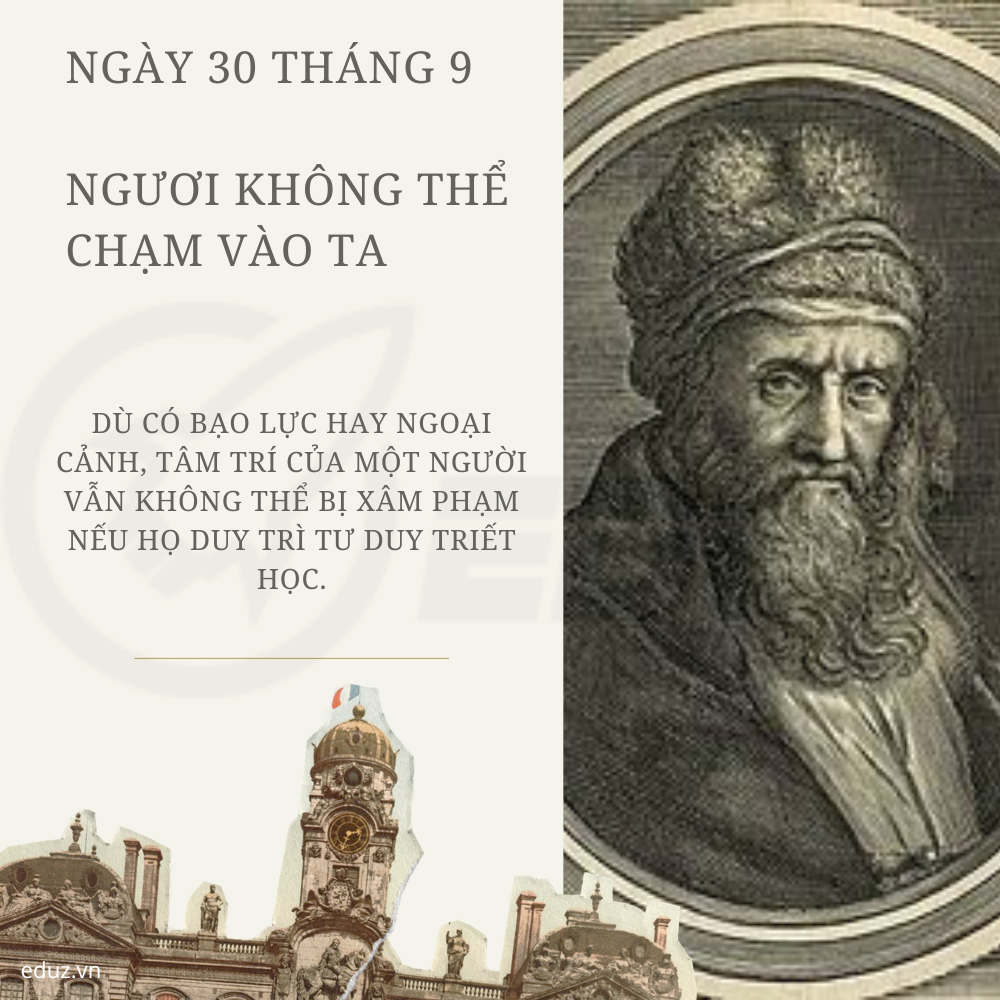 Ngày 30 Tháng 9 - "Ngươi Không Thể Chạm Vào Ta"