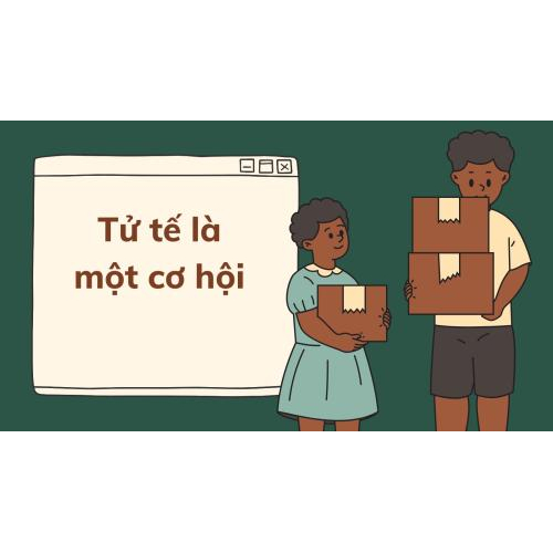 1.Tử tế là một cơ hội