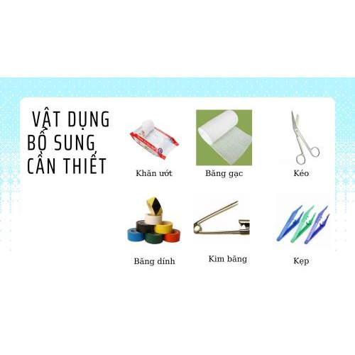 3. Vật dụng bổ sung cần thiết