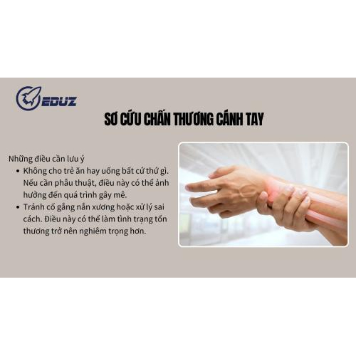 1.	Sơ cứu chấn thương cánh tay