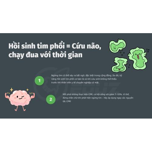 4. Hồi sinh tim phổi = Cứu não, chạy đua với thời gian