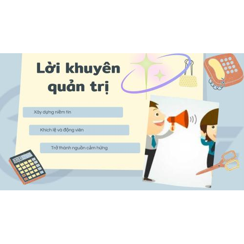 2. Lời khuyên quản trị