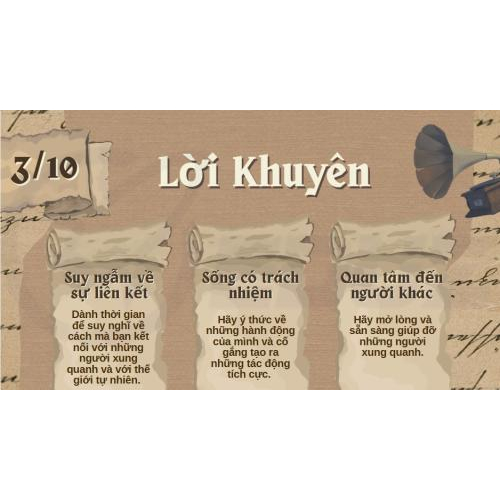 3. Lời khuyên: