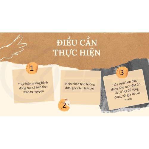 3. Điều cần thực hiện